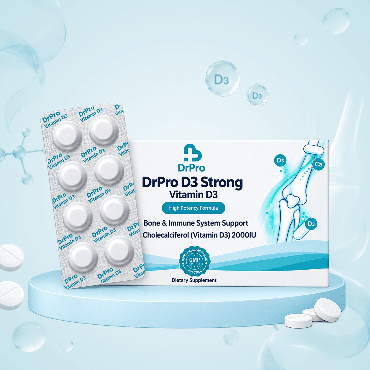 DrPro D3 Strong — Coral Calcium + Vitamin D3
